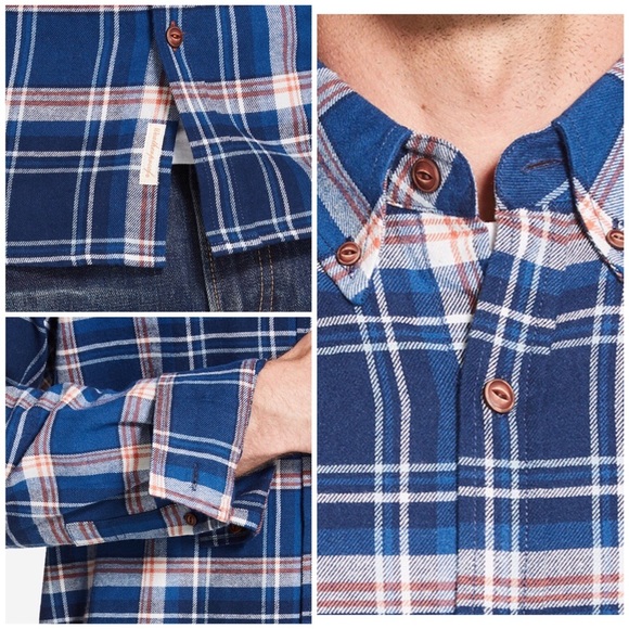 Weatherproof Vintage Plaid Brushed Flannel Shirt - Picture 2 of 2